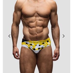 NWT Todd Sanfield Ultradeep Swim Brief in Trigger Medium